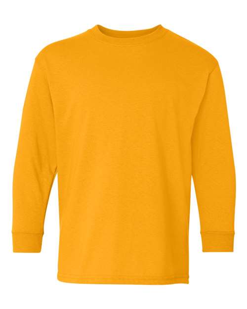 Gildan 5400B — Youth Heavy Cotton™ Long Sleeve T-Shirt — Gold
