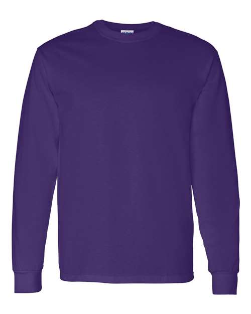 Gildan 5400 — Unisex Heavy Cotton™ Long Sleeve T-Shirt — Purple