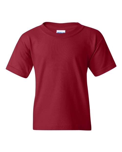 Gildan 5000B — Youth Heavy Cotton™ T-Shirt — Garnet
