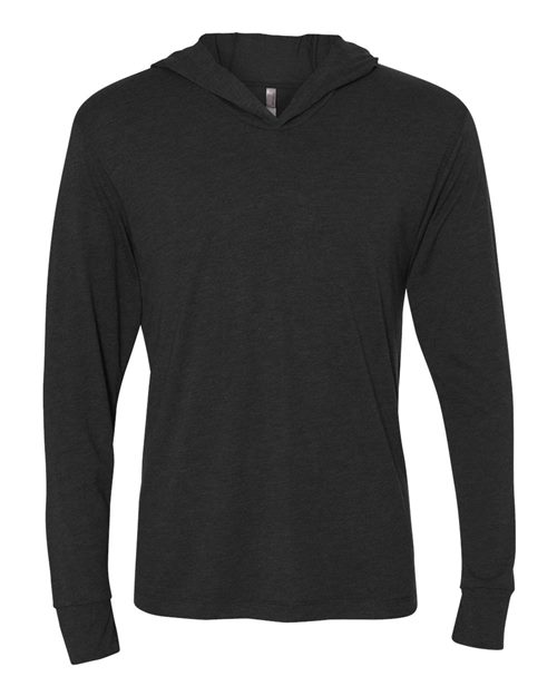 Next Level 6021 — Unisex Triblend Hooded Long Sleeve Pullover T-Shirt — main view