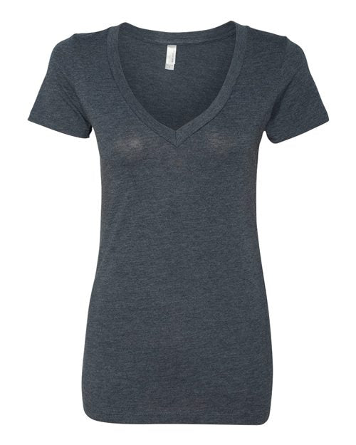 Next Level 6740 — Women’s Triblend Deep V-Neck T-Shirt — main view