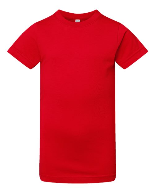 LAT 2616 — Girls' Fine Jersey Tee — Red
