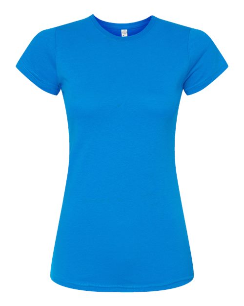 LAT 3616 — Women's Fitted Fine Jersey Tee — Cobalt