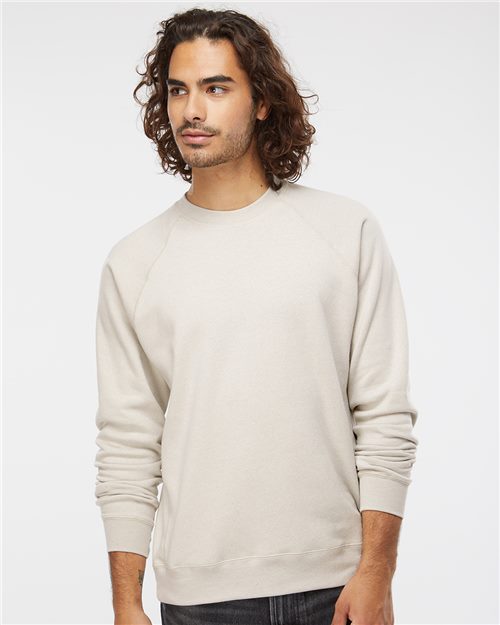 Independent Trading Co. PRM30SBC — Unisex Special Blend Raglan Crewneck Sweatshirt — main view