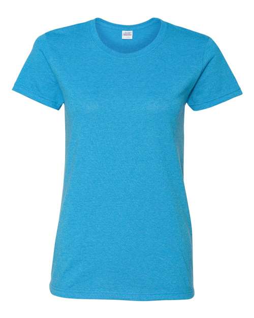 Gildan 5000L — Women's Heavy Cotton™ T-Shirt — Heather Sapphire