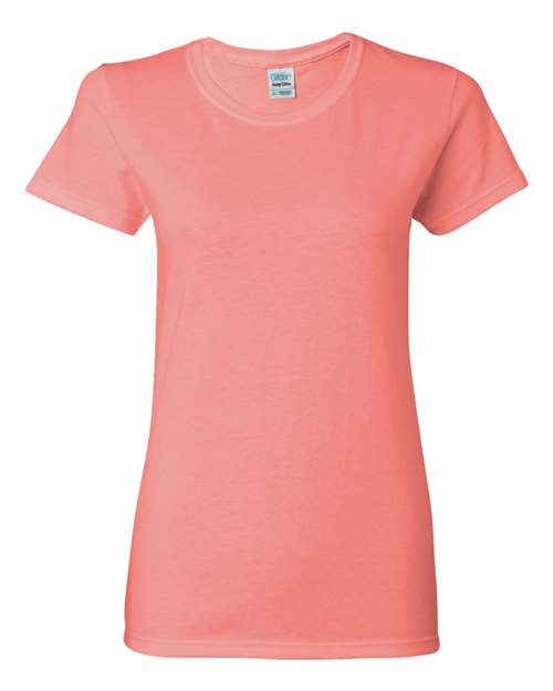 Gildan 5000L — Women's Heavy Cotton™ T-Shirt — Coral Silk