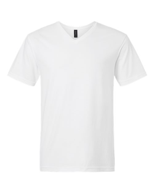 Gildan 64V00 — Unisex Softstyle® V-Neck T-Shirt — White