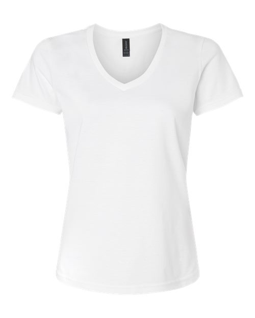 Gildan 64V00L — Women's Softstyle® V-Neck T-Shirt — White