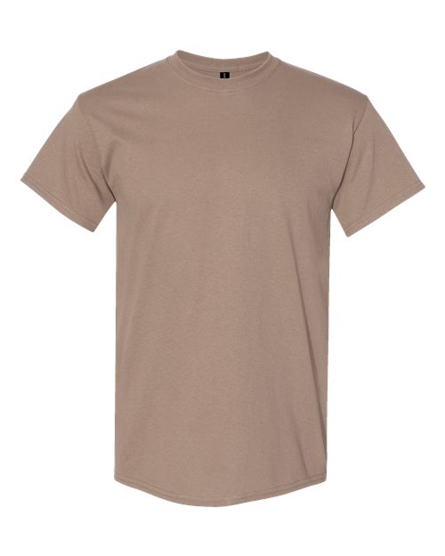 Gildan 5000 — Unisex Heavy Cotton™ T-Shirt — Brown Savana