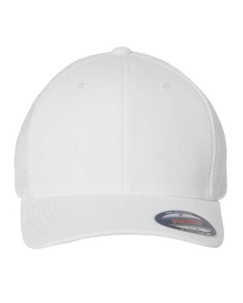 Flexfit 6533 — Ultrafiber Mesh Cap — White