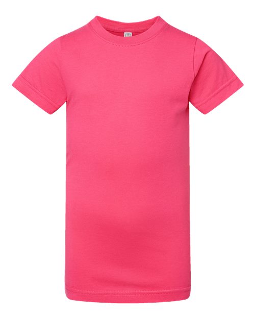 LAT 2616 — Girls' Fine Jersey Tee — Hot Pink