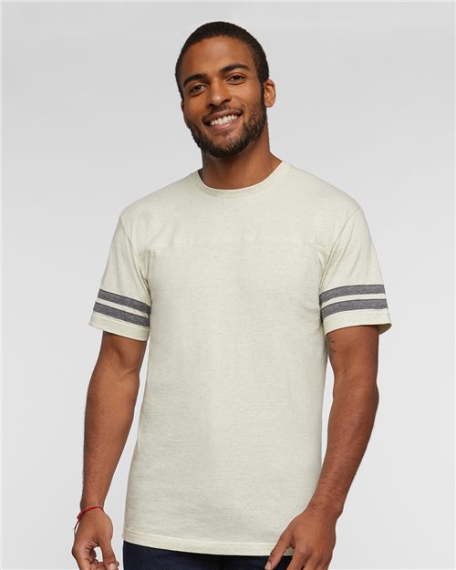 LAT 6937 — Men's Football Fine Jersey Tee — main view