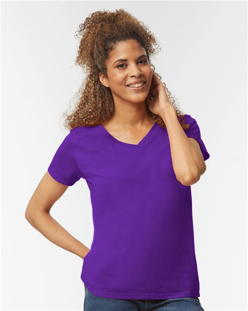 Gildan 5V00L — Women's Heavy Cotton™ V-Neck T-Shirt — main view