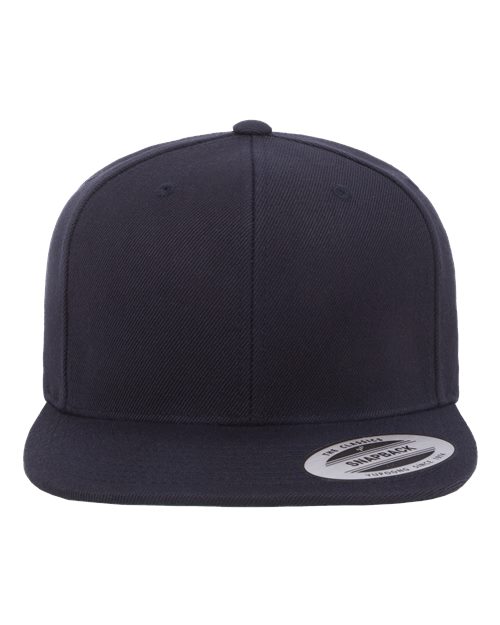 YP Classics 6089M — Premium Flat Bill Snapback Cap — Dark Navy