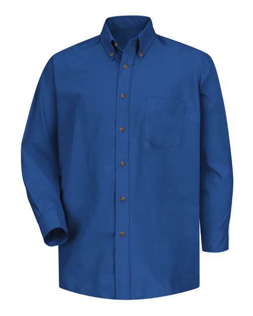 Red Kap SP90 — Men's Poplin Dress Shirt — Royal Blue