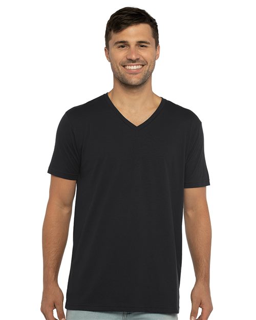 Next Level 6440 — Men's Sueded V-Neck T-Shirt — main view