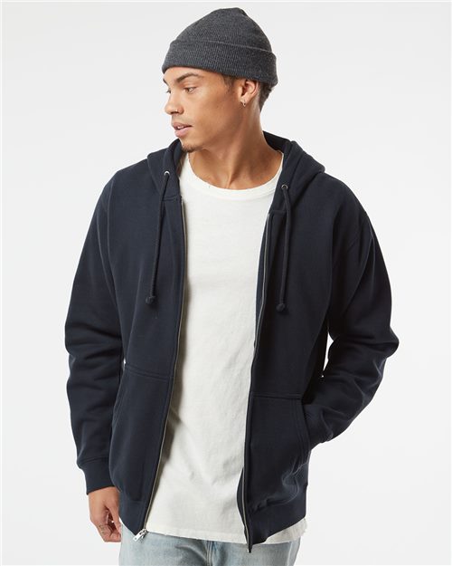 Independent Trading Co. IND4000Z — Unisex Heavyweight Full-Zip Hooded Sweatshirt — main view