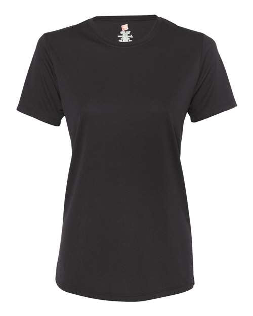 Hanes 4830 — Women's Cool DRI® Performance T-Shirt — Black