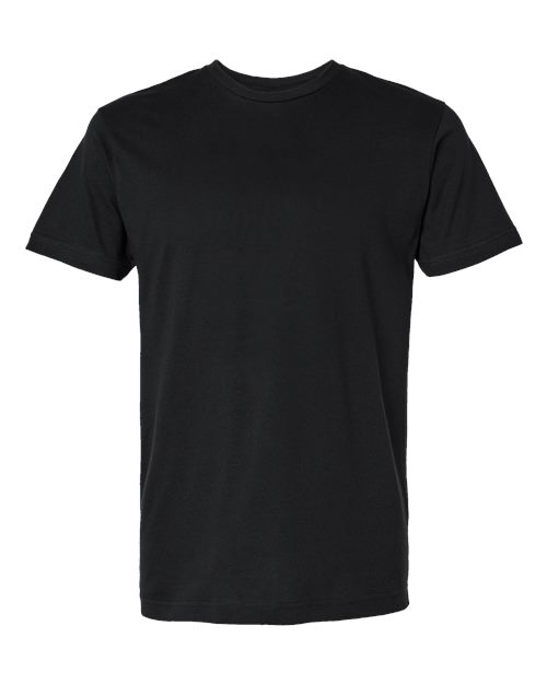 LAT 6901 — Unisex Fine Jersey Tee — Black