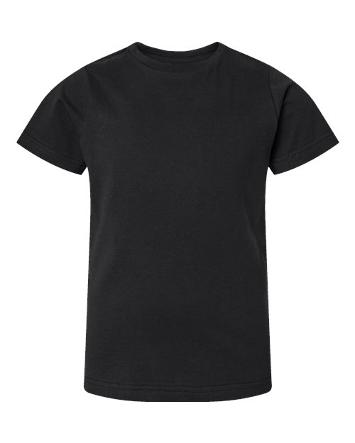 LAT 6101 — Youth Fine Jersey Tee — Black