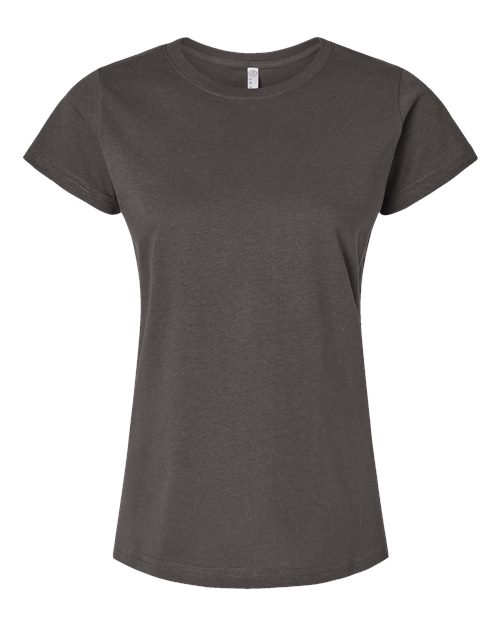 LAT 3516 — Women's Fine Jersey Tee — Charcoal