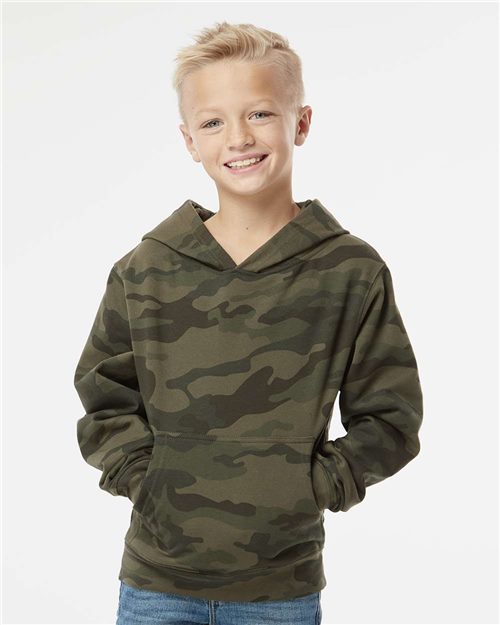 Independent Trading Co. SS4001Y — Youth Midweight Hooded Sweatshirt — main view