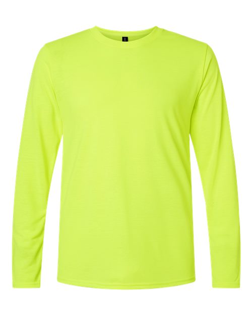 Gildan 42400 — Unisex Performance® Long Sleeve T-Shirt — Safety Green