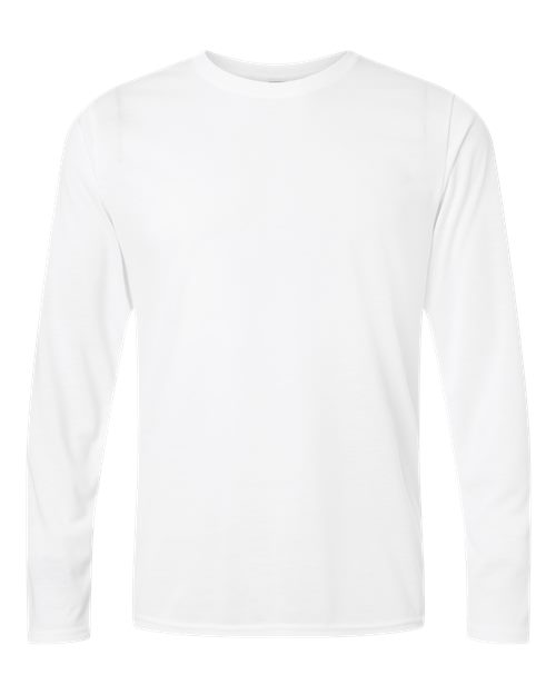 Gildan 42400 — Unisex Performance® Long Sleeve T-Shirt — White