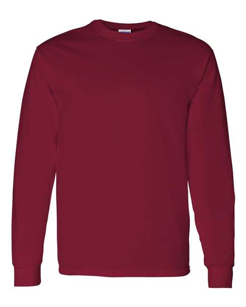 Gildan 5400 — Unisex Heavy Cotton™ Long Sleeve T-Shirt — Cardinal Red