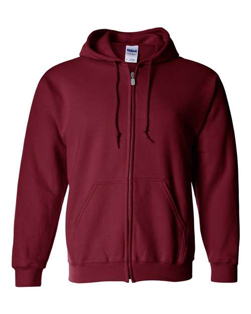 Gildan 18600 — Unisex Heavy Blend™ Full-Zip Hooded Sweatshirt — Cardinal Red