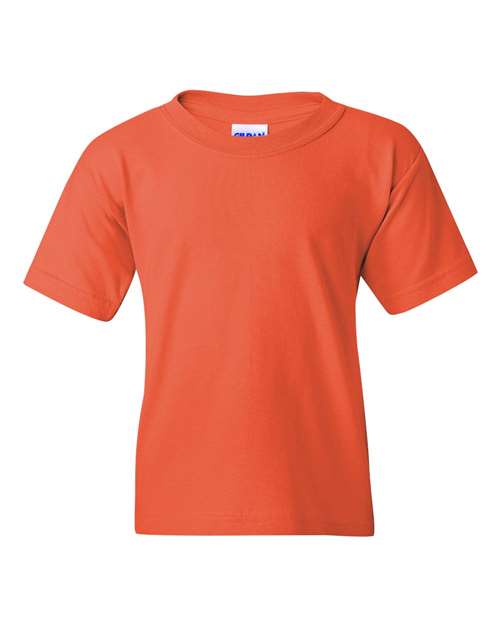 Gildan 5000B — Youth Heavy Cotton™ T-Shirt — Coral Silk