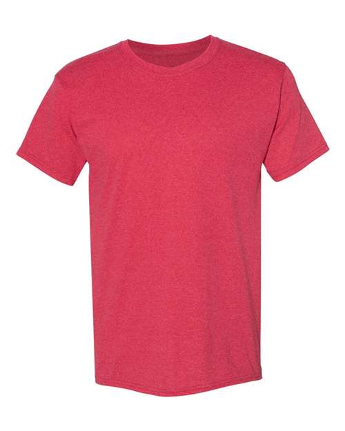Hanes 5170 — Unisex EcoSmart® T-Shirt — Heather Red