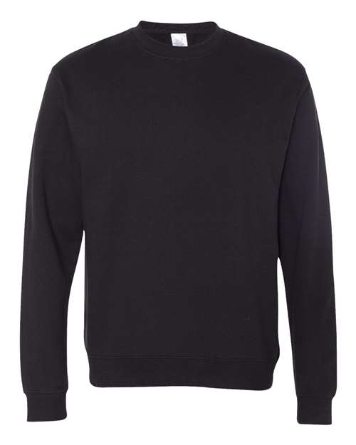 Independent Trading Co. SS3000 — Unisex Midweight Crewneck Sweatshirt — Black