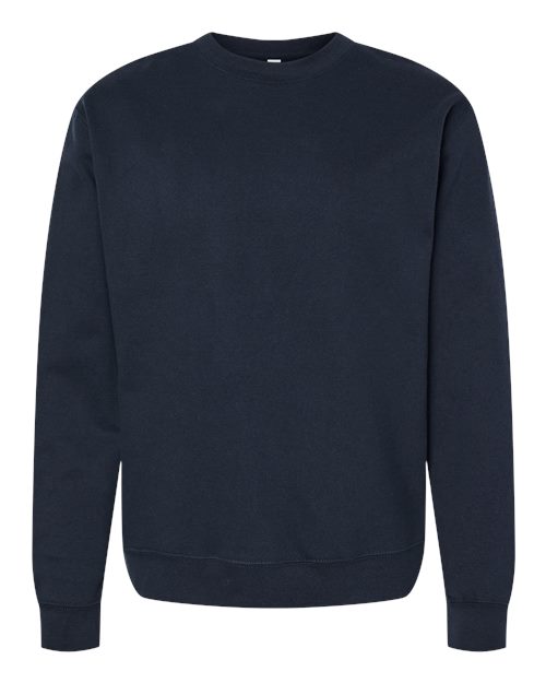 Independent Trading Co. SS3000 — Unisex Midweight Crewneck Sweatshirt — Classic Navy