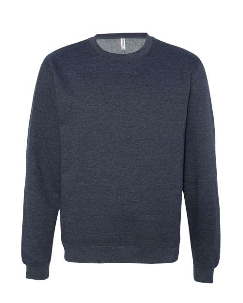 Independent Trading Co. SS3000 — Unisex Midweight Crewneck Sweatshirt — Classic Navy Heather