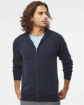 Independent Trading Co. PRM33SBZ — Unisex Special Blend Raglan Full-Zip Hooded Sweatshirt — main view