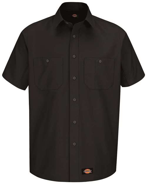 Dickies WS20 — Men's Short Sleeve Work Shirt — Black