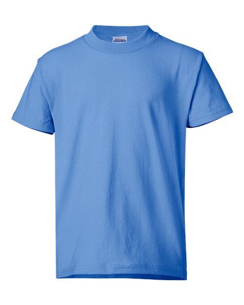 Hanes 5370 — Youth EcoSmart® T-Shirt — Carolina Blue