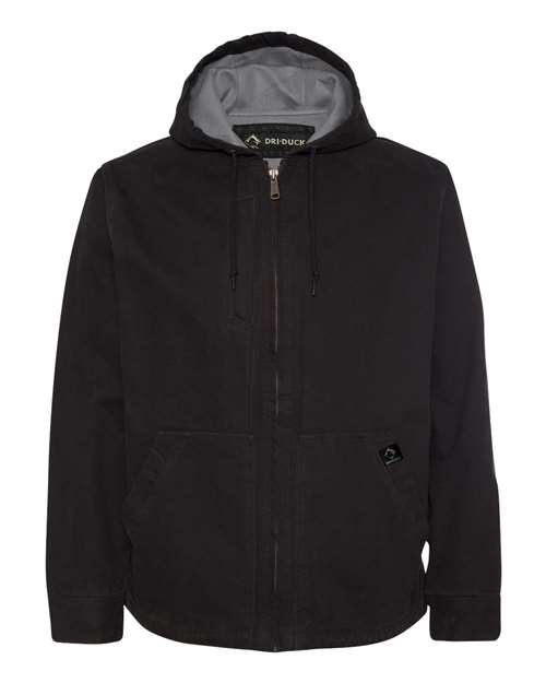 DRI DUCK 5090 — Men's Laredo Boulder Cloth™ Canvas Jacket with Thermal Lining — Black