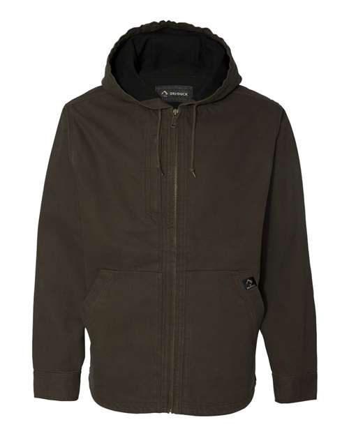 DRI DUCK 5090 — Men's Laredo Boulder Cloth™ Canvas Jacket with Thermal Lining — Tobacco