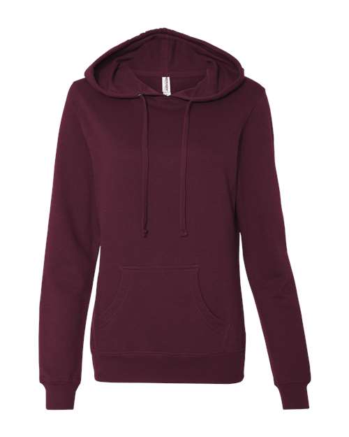 Independent Trading Co. SS650 — Women's Junior Fit Heavenly Fleece Lightweight Hooded Sweatshirt — Light Blackberry