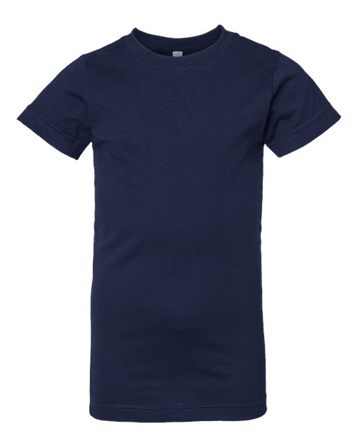 LAT 2616 — Girls' Fine Jersey Tee — Navy