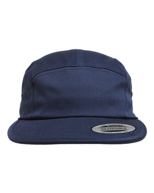 YP Classics 7005 — Classic Jockey Flat Bill Cap — Navy