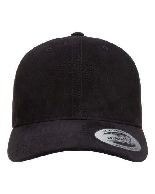 YP Classics 6363V — Structured Brushed Twill Cap — Black