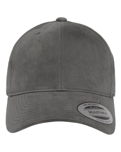 YP Classics 6363V — Structured Brushed Twill Cap — Dark Grey