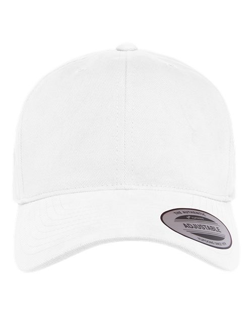 YP Classics 6363V — Structured Brushed Twill Cap — White