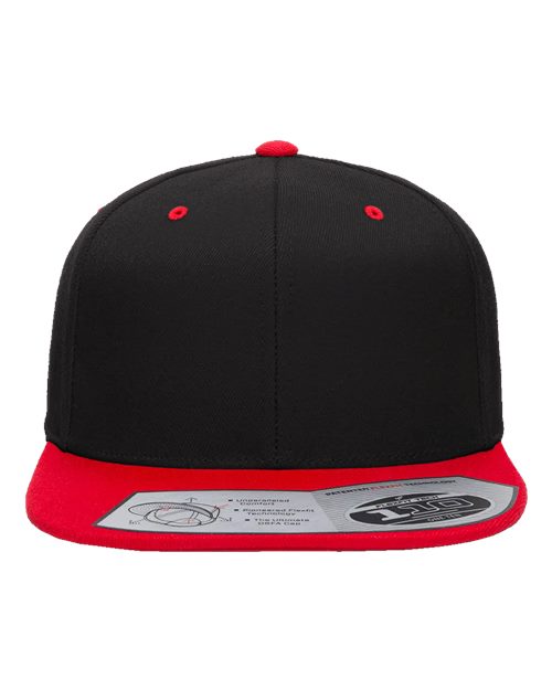 Flexfit 110F — 110® Snapback Cap — Black/ Red