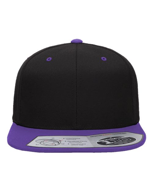 Flexfit 110F — 110® Snapback Cap — Black/ Purple