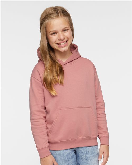 LAT 2296 — Youth Fleece Hoodie Sweatshirt — main view