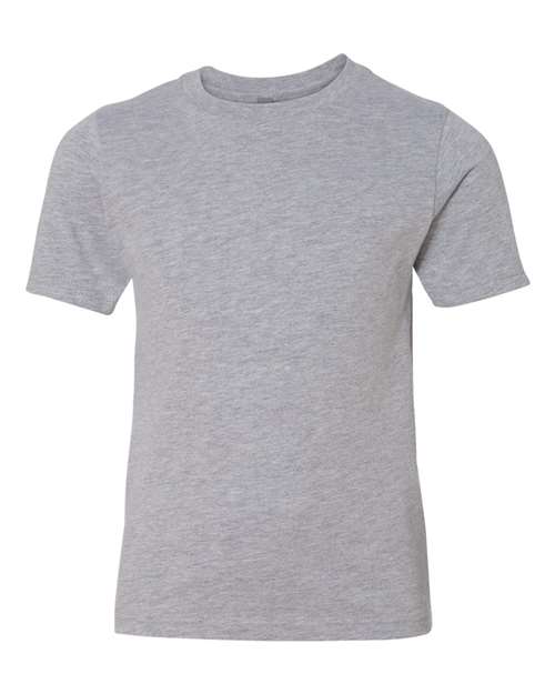 Next Level 3310 — Youth Cotton T-Shirt — Heather Grey